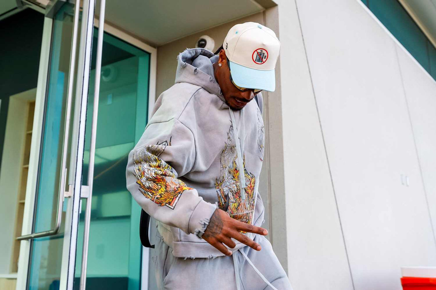 No Elevators SkyBlue Hat