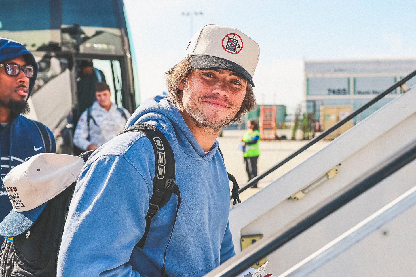 No Elevators Black Brim Hat