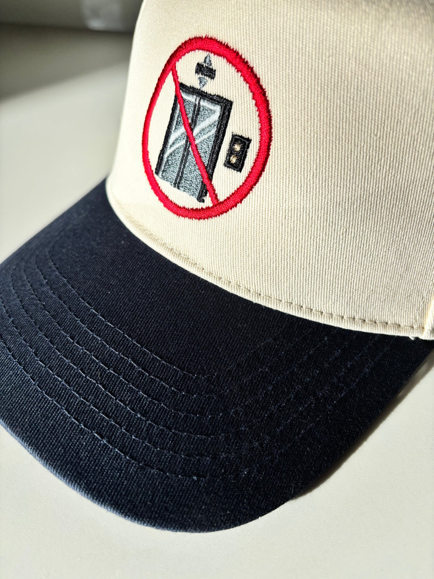 No Elevators Navy Blue Hat