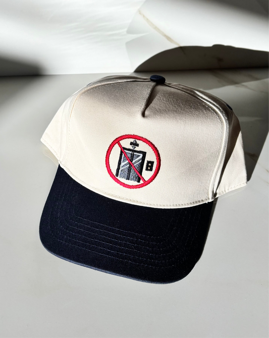 No Elevators Navy Blue Hat