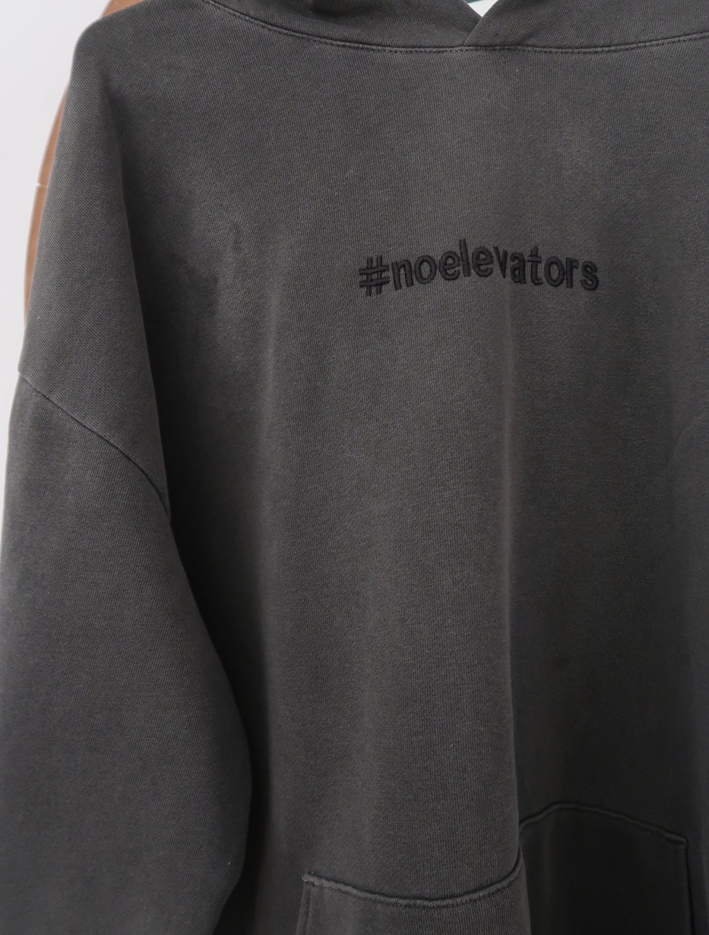#noelevators pigment black hoodie (pre-order)